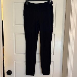 Bar III Black Ponte Slim Leggings